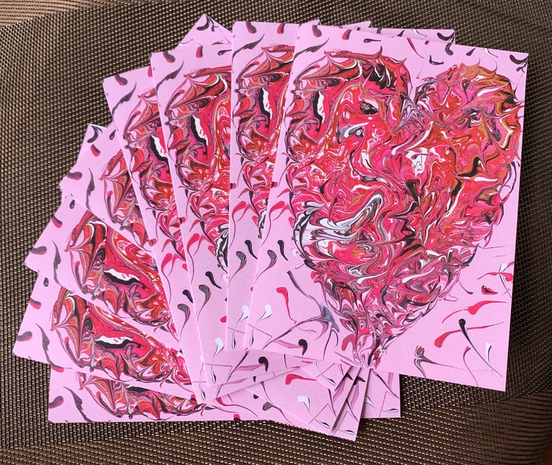 Big Hearted Boxed Set 5 x 7 Blank Valentine Notecards