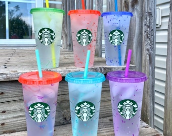 wallpapers Starbucks Color Changing Cups 2021 Marble color changing starbucks cup etsy