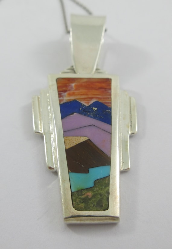 Spacious 'Micro Geomtrics' Repoussed Native American Jewelry Silver Vintage Navajo Necklace Spacious 'Micro Geomtrics' Repoussed Native American Jewelry Silver Vintage Navajo Necklace