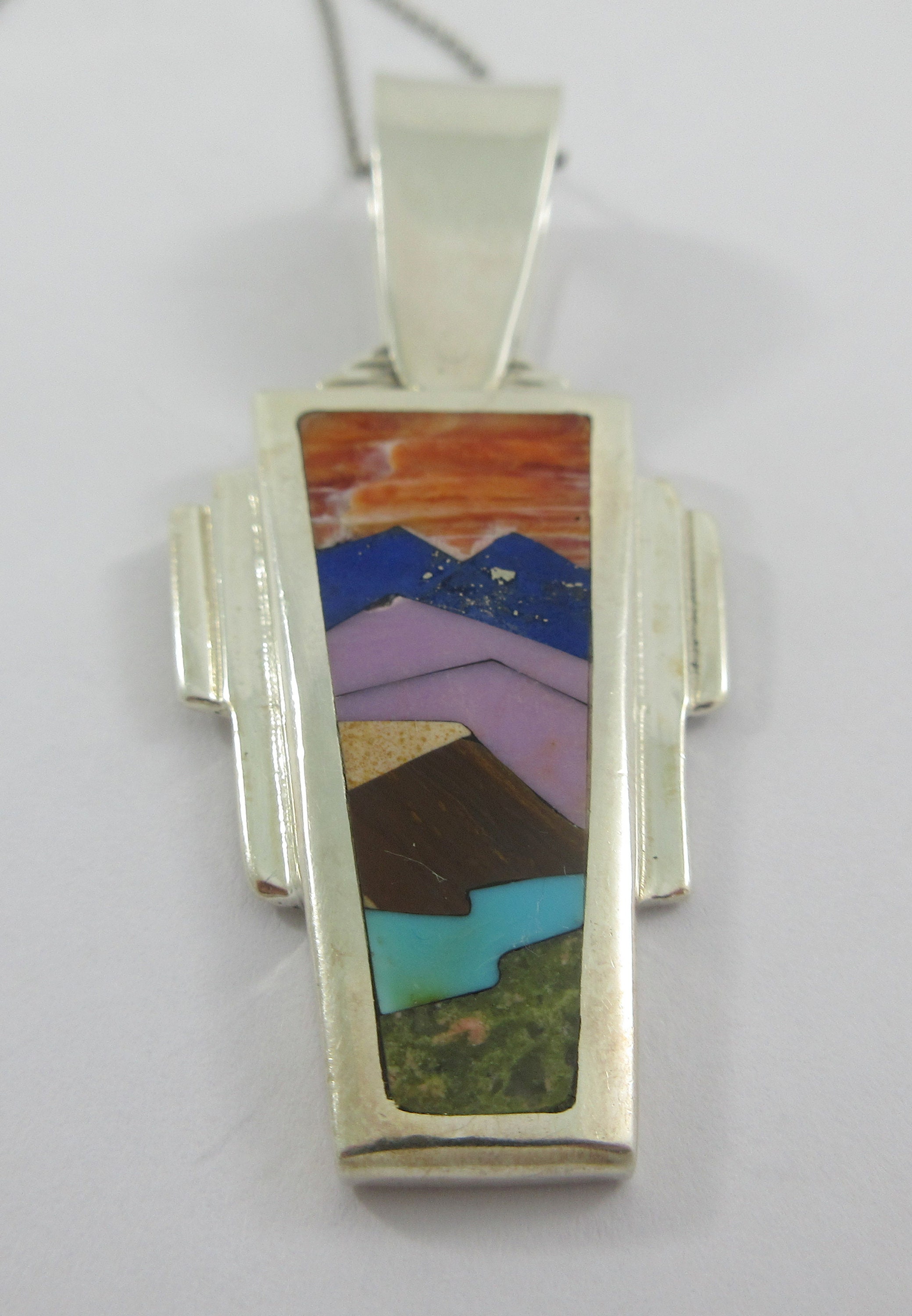 Spacious 'Micro Geomtrics' Repoussed Native American Jewelry Silver Vintage Navajo Necklace Spacious 'Micro Geomtrics' Repoussed Native American Jewelry Silver Vintage Navajo Necklace