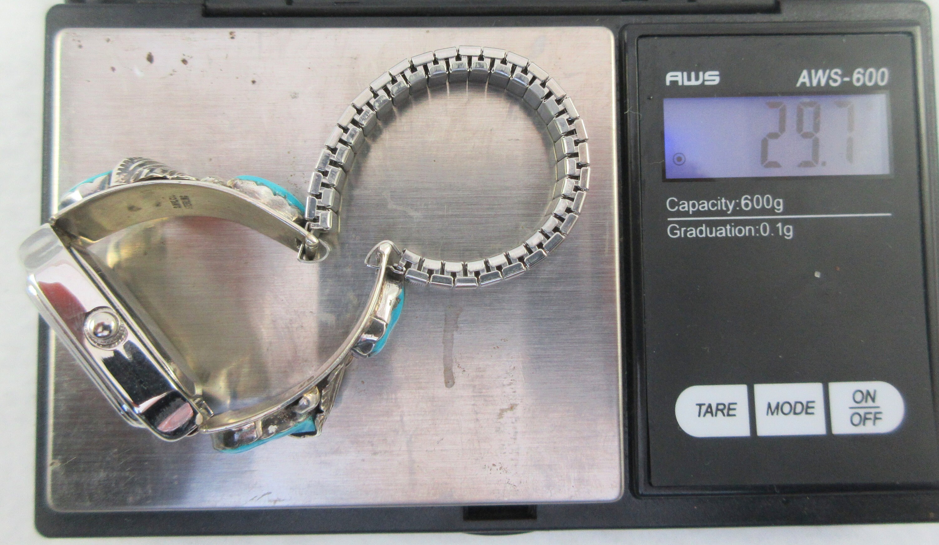 Zuni Carmelita Simplicio Sterling Silver Turquoise Leaves