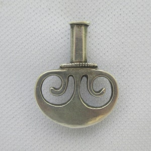 Saalburg Sterling Silver Pelta Brooch Pin