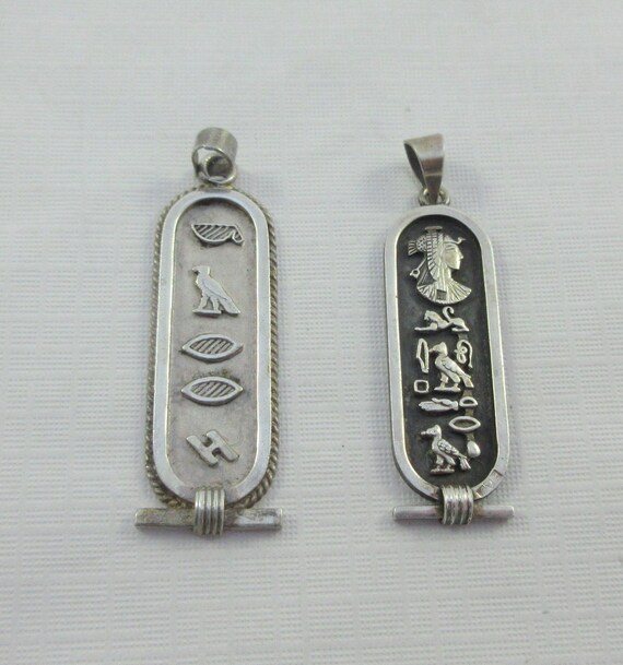 Pick your favorite ! Sterling Silver Hieroglyph Eg