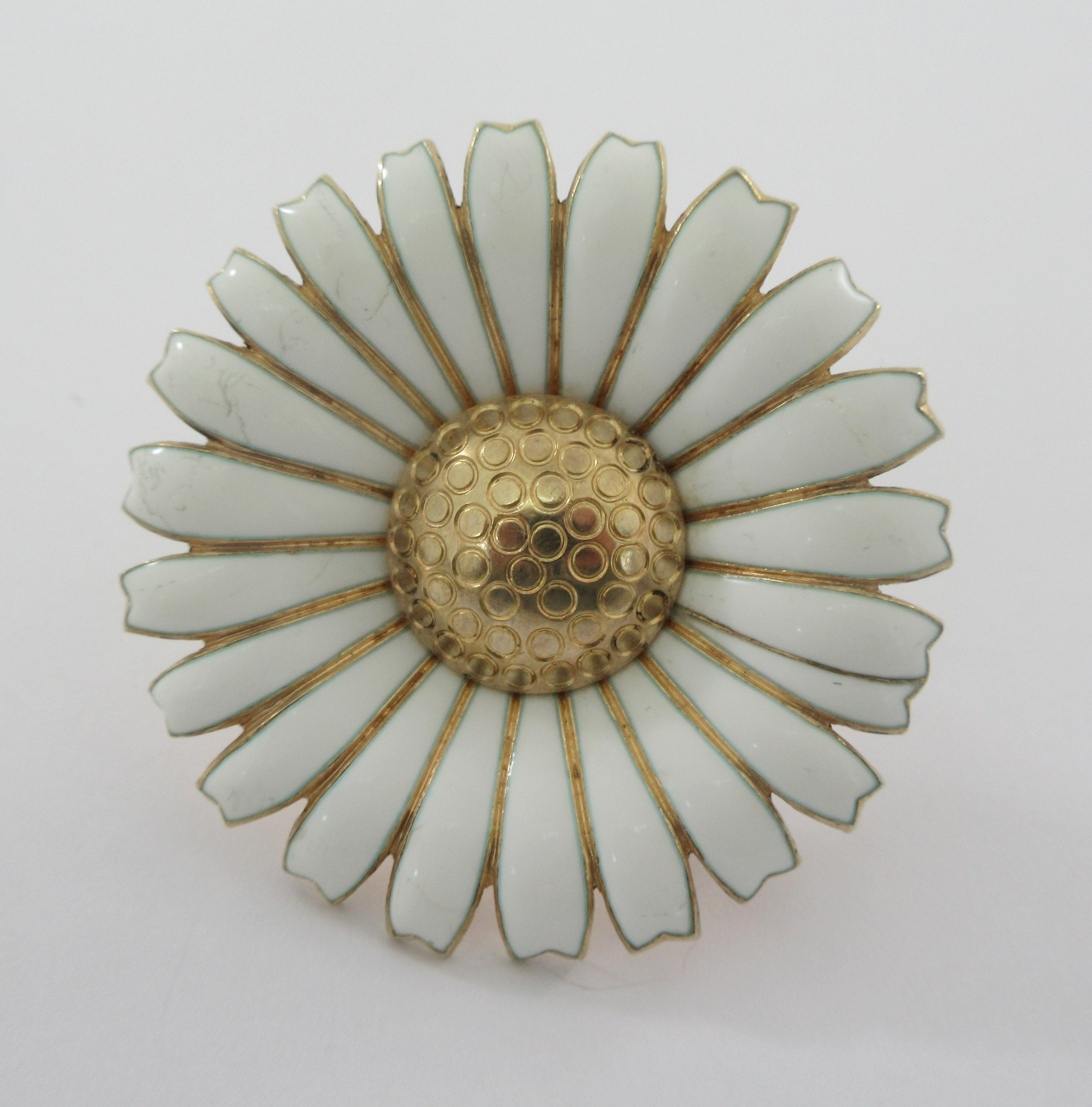 Anton Michelsen デイジー フラワー シルバー ブローチ Anton