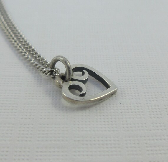 Tiny James Avery Sterling Silver Heart Pendant w.… - image 6