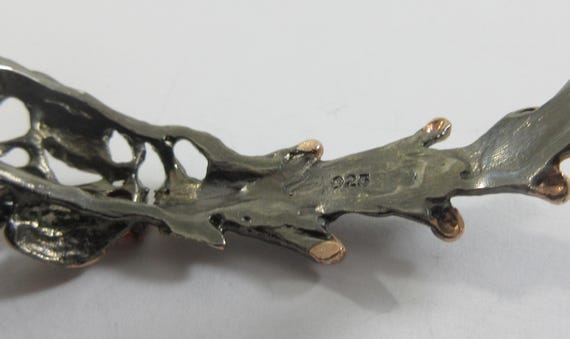 Statement Large Sterling Silver Baroque Pearls Mu… - image 12