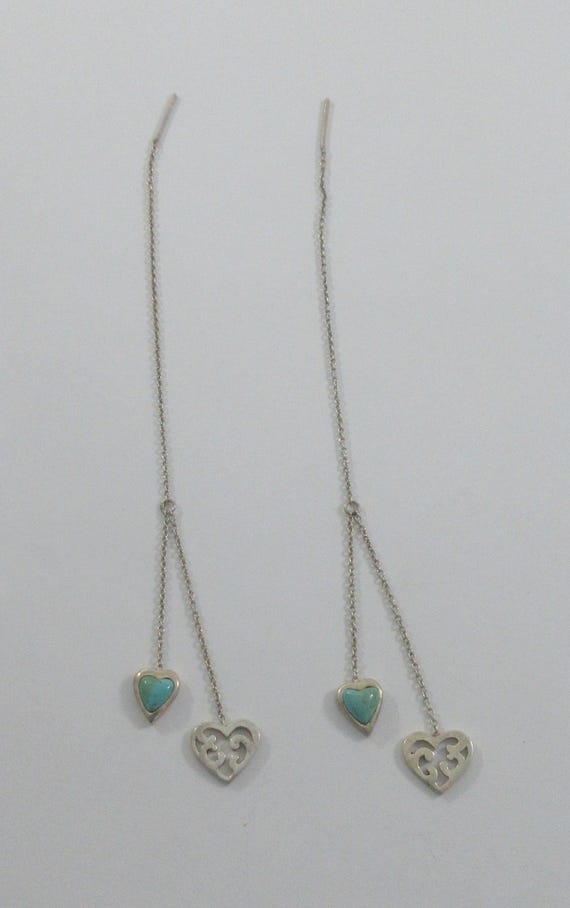 Barse Sterling Silver Thread Multi Dangle Turquoi… - image 3