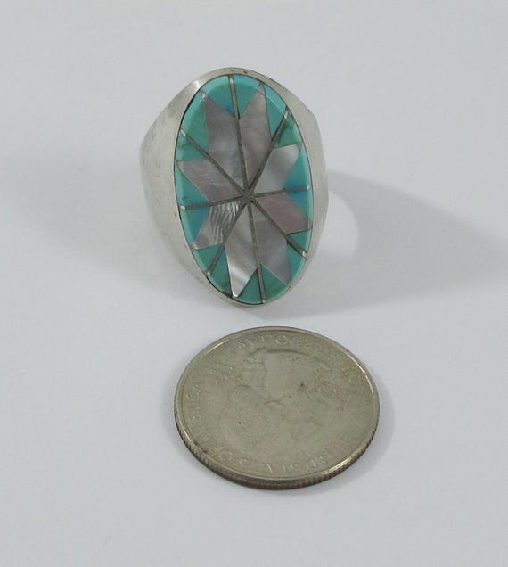 Native American Statement Sterling Silver Mother … - image 2