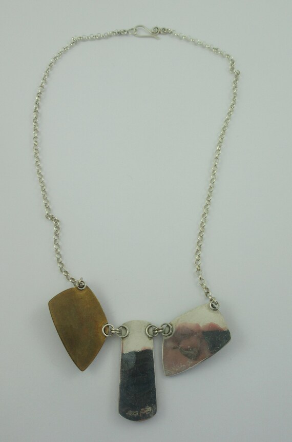 Signed Deborah Close Modernist Sterling Silver Mixed … Gem