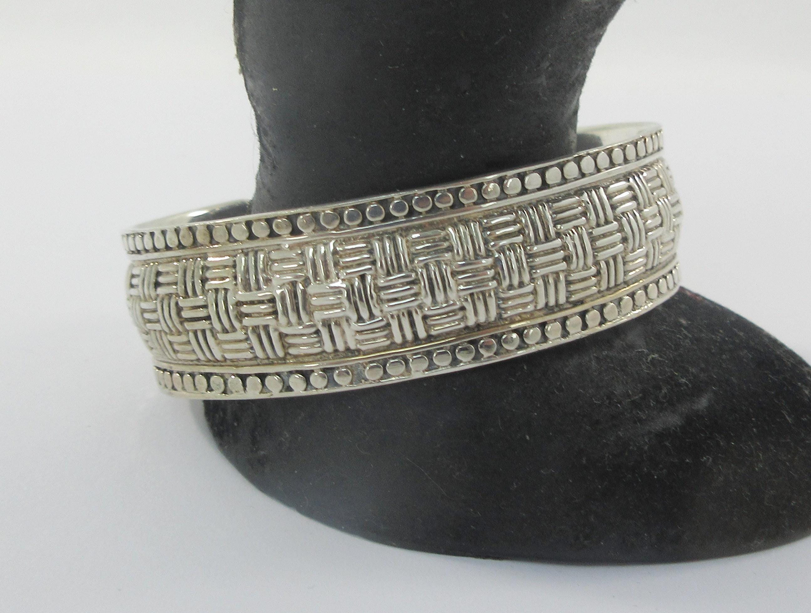 シルバー 幾何学模様 カフブレスレット モダニスト スターリングシルバー 幾何学模様 カフブレスレット