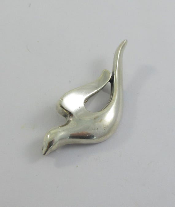 Signed James Avery Sterling Silver Minimalist Dov… - image 3
