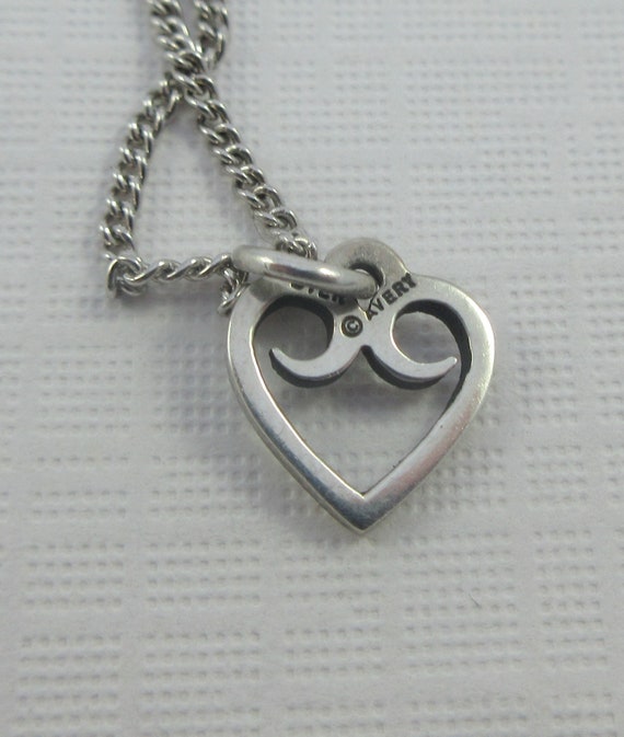 Tiny James Avery Sterling Silver Heart Pendant w.… - image 7