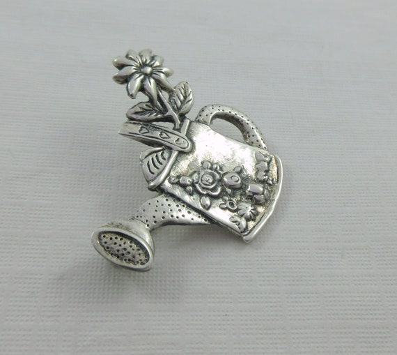 Mary Engelbreit Sterling Silver Floral Watering C… - image 4
