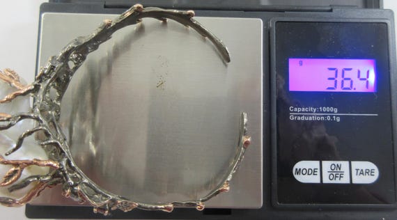 Statement Large Sterling Silver Baroque Pearls Mu… - image 13