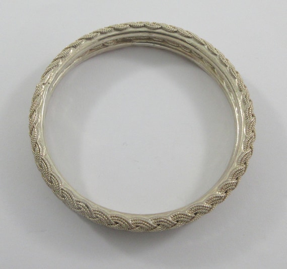 Sterling Silver Braided Bangle Bracelets - image 6