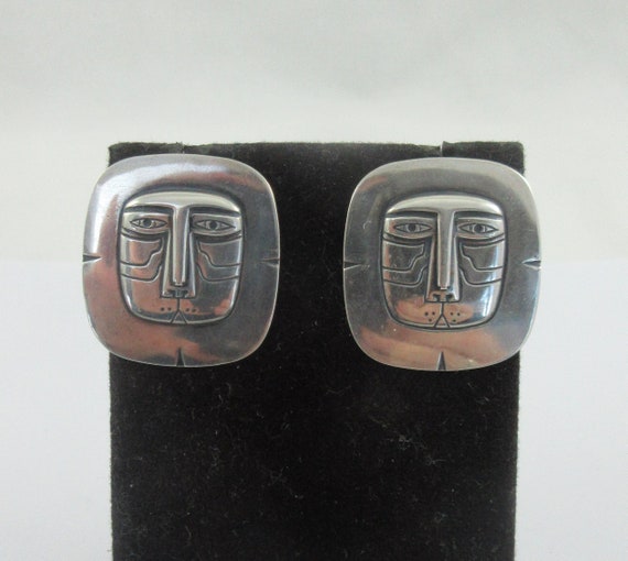 Unsigned Laurel Burch Sterling Silver "Mayan Lion… - image 3