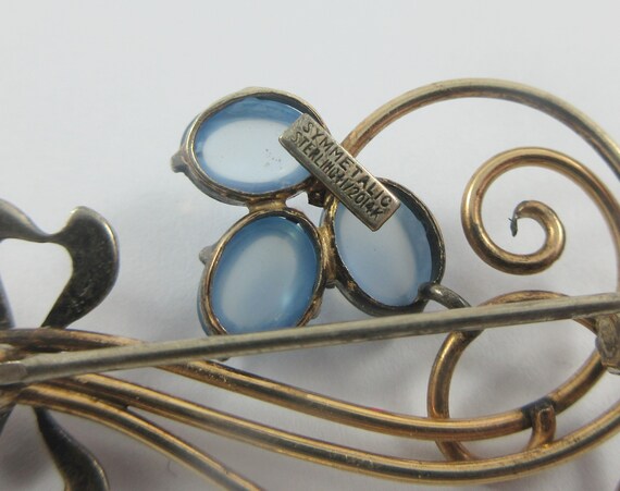 Mid Century Symmetalic Gold over Sterling Silver … - image 7