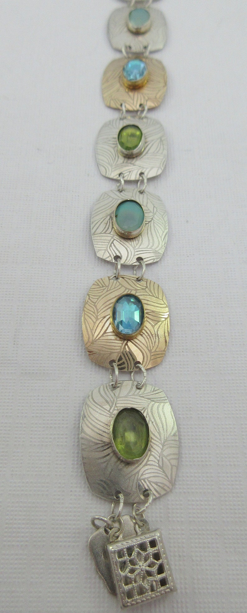 Holly Yashi Sterling Silver Multi Gem Bracelet