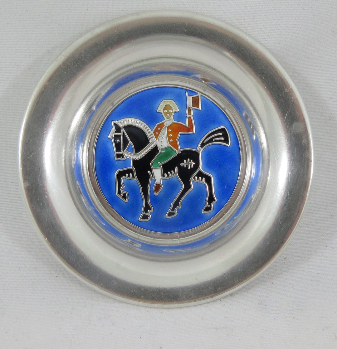 O.F.Hjortdahl ノルウェー スターリングシルバー エナメル ホース