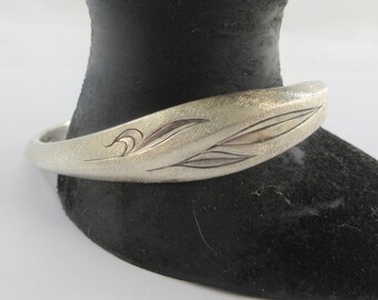 モダニスト スターリングシルバー 幾何学模様 カフブレスレット - Etsy