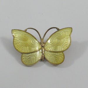Grande Broche-pendentif Papillon, Couleur Or, Motif Nid D'abeille. Bijou Vintage Rare, Parfait état.
