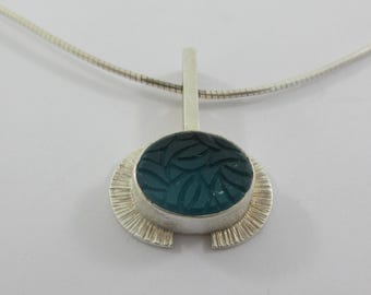 Delphine Nardin Paris Large Minimalist Silver Tone Round