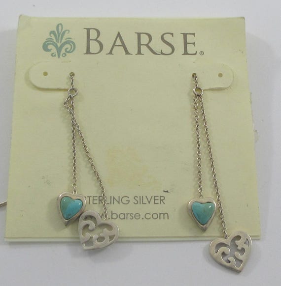 Barse Sterling Silver Thread Multi Dangle Turquoi… - image 1