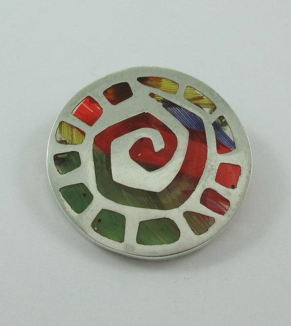 Rafael Dominguez Taxco Modernist Sterling Silver R