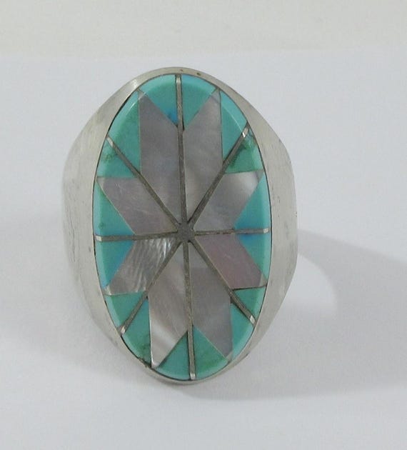 Native American Statement Sterling Silver Mother … - image 1