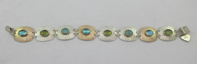 Holly Yashi Sterling Silver Multi Gem Bracelet