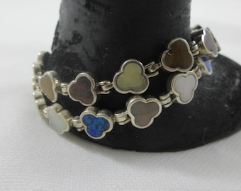 Scegli il tuo preferito! Braccialetti Whitney Kelly in argento sterling, opale, diaspro, madreperla e quadrifoglio lunare