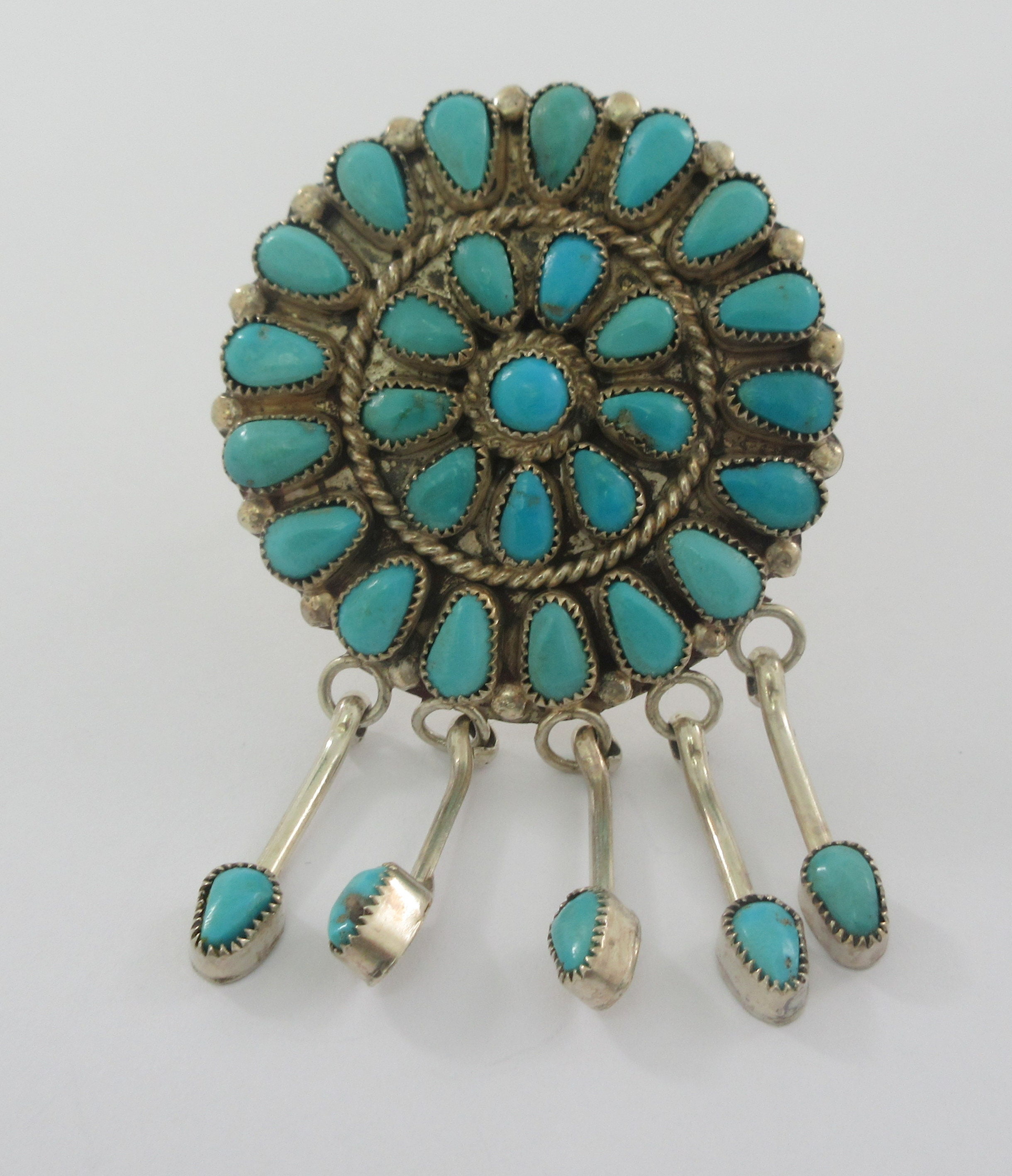Zuni floral pendant - Etsy 日本