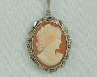 Camexco 800 シルバー シェル カメオ フローラル ブレスレット - Etsy 日本