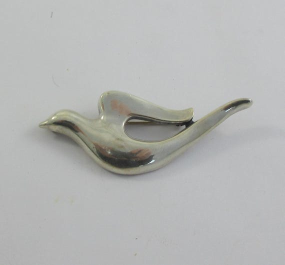 Signed James Avery Sterling Silver Minimalist Dov… - image 1