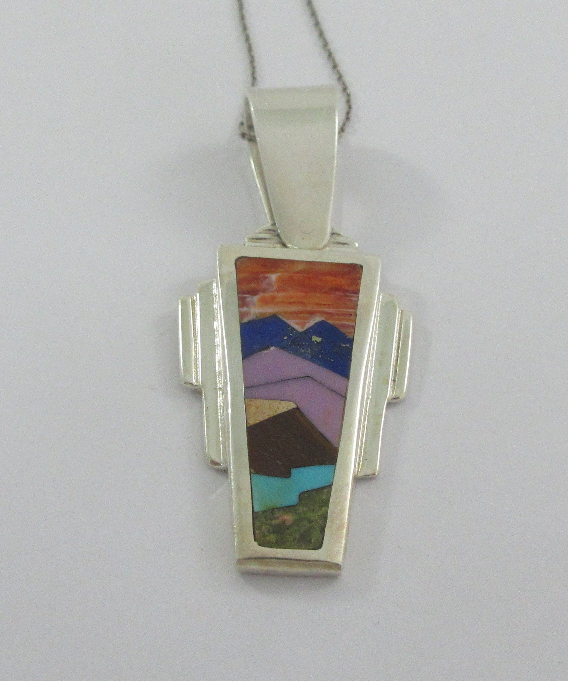 Spacious 'Micro Geomtrics' Repoussed Native American Jewelry Silver Vintage Navajo Necklace Spacious 'Micro Geomtrics' Repoussed Native American Jewelry Silver Vintage Navajo Necklace