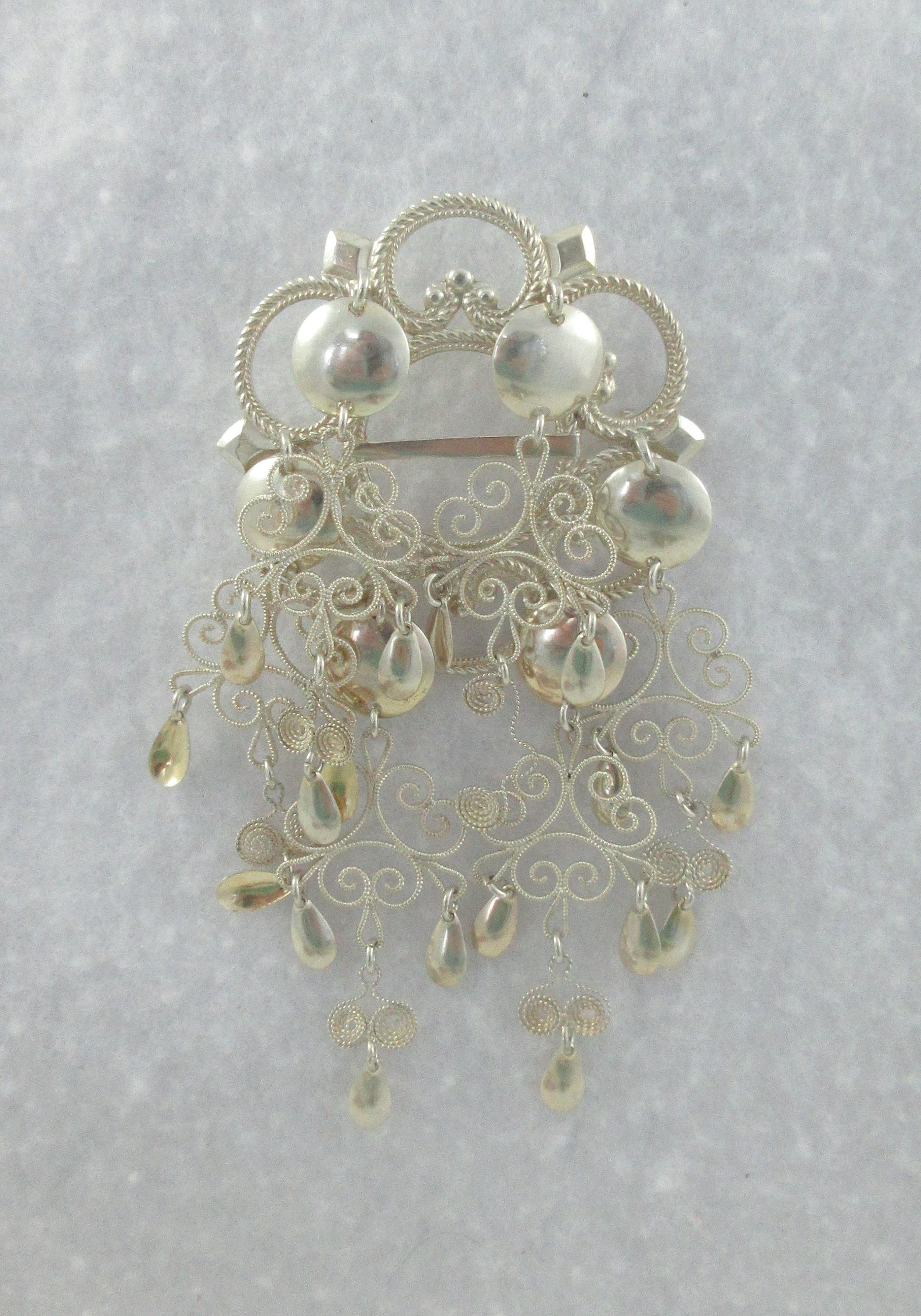 Ivar T. Holth830 Silver Norwegian Solje Wedding Dangle