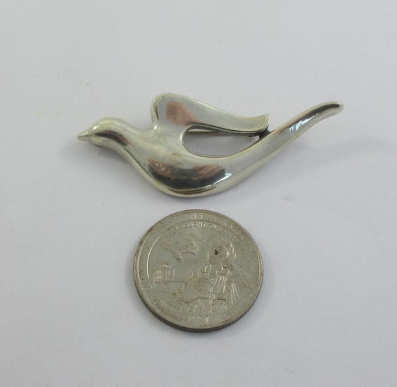 Signed James Avery Sterling Silver Minimalist Dov… - image 2