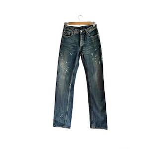 Helmut lang outlet paint splatter jeans