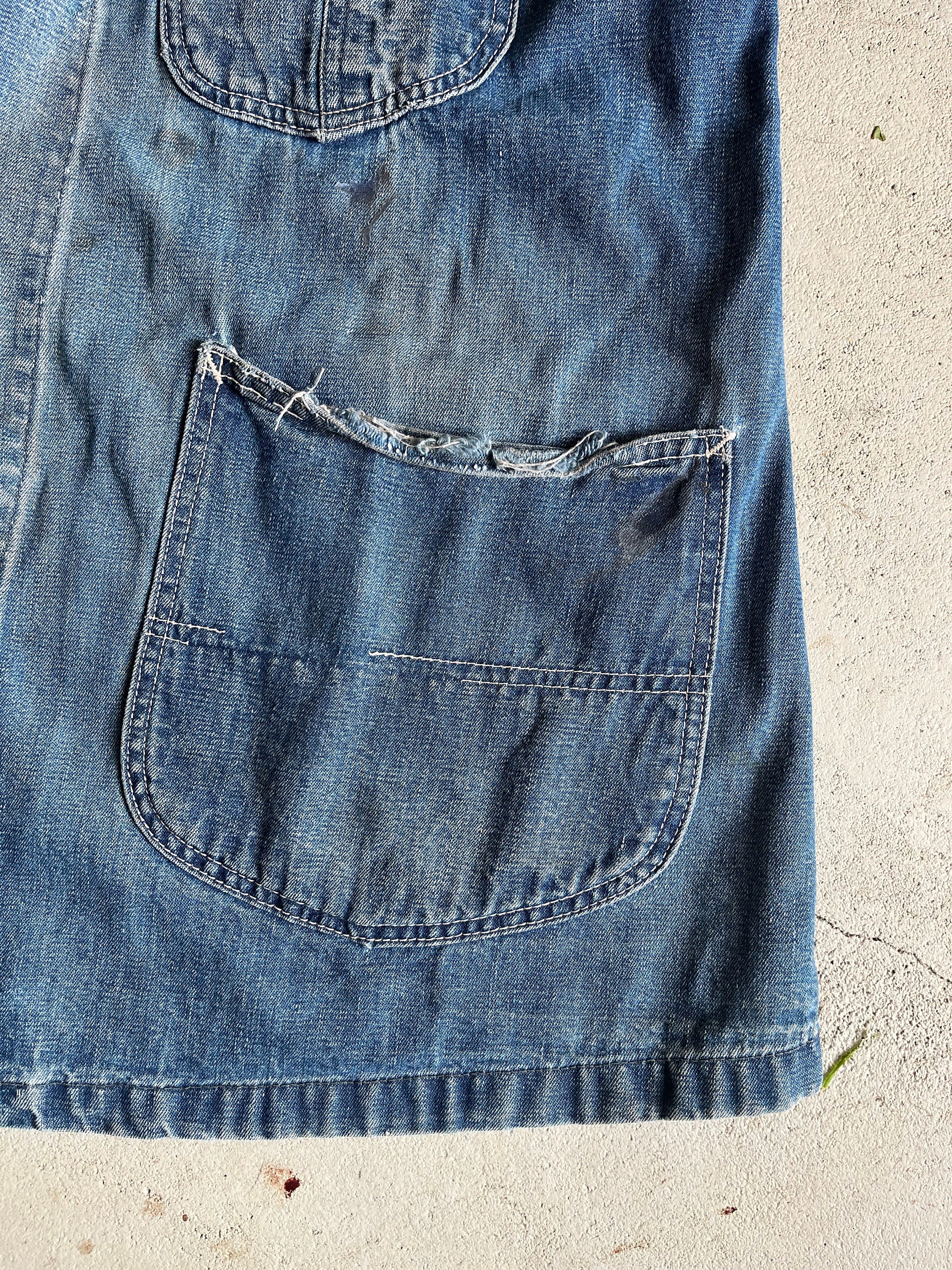 Lee Vintage Sanforized Union Made Denim Chore Loco 91J Lee Vintage Sanforized Union Made Denim Chore Loco 91J
