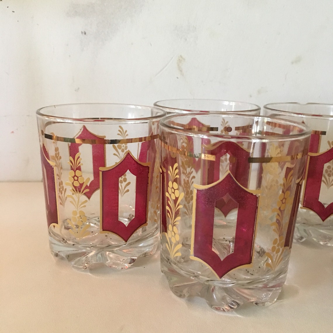 vintage italian drinking glasses