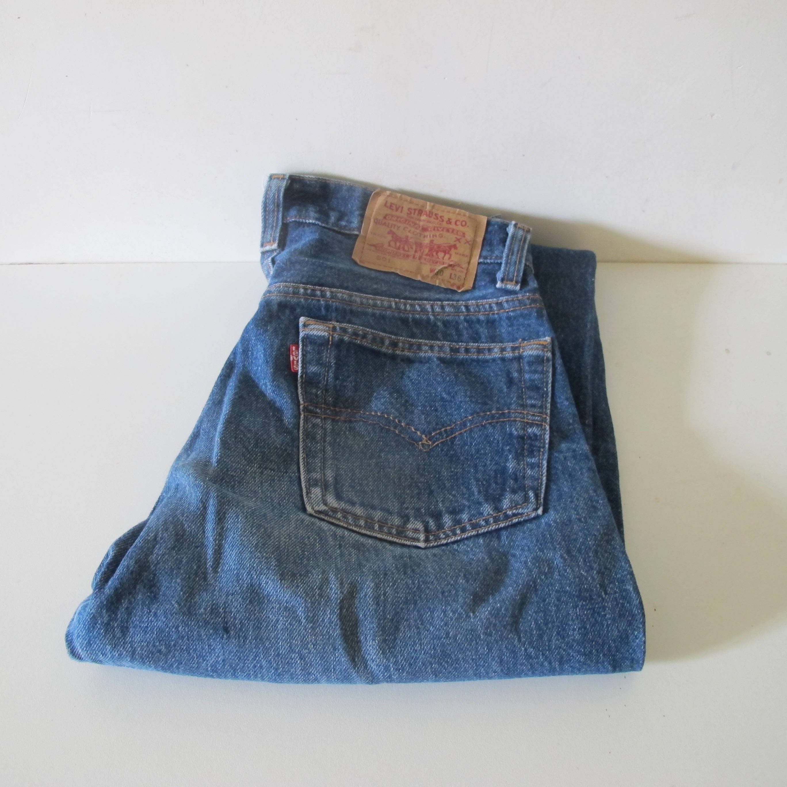 Vintage 80s LEVI'S 501 Jeans // Made in Usa S.F / Denim Vintage 80s LEVI'S 501 Jeans // Made in Usa S.F / Denim