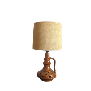 70s vintage  Stein West Germany Studio pottery ceramic lamp