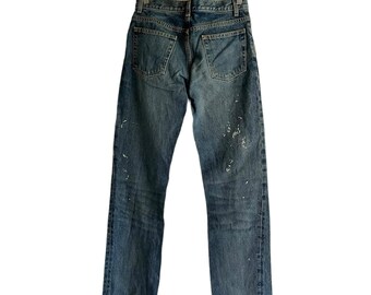 Helmut Lang 本人期Vintage Stained Denim 26 New Archival Vintage HELMUT LANG Classic Denim 100% Cotton