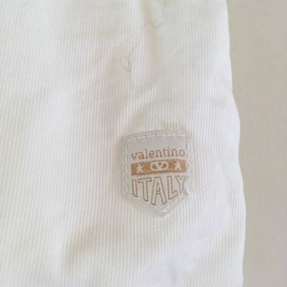 Valentino vintage white cotton shorts - image 5