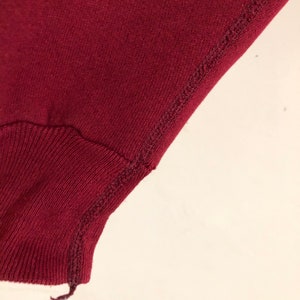 Vintage Sierra Stallions varsity raglan burgundy sweatshirt Made in usa image 7