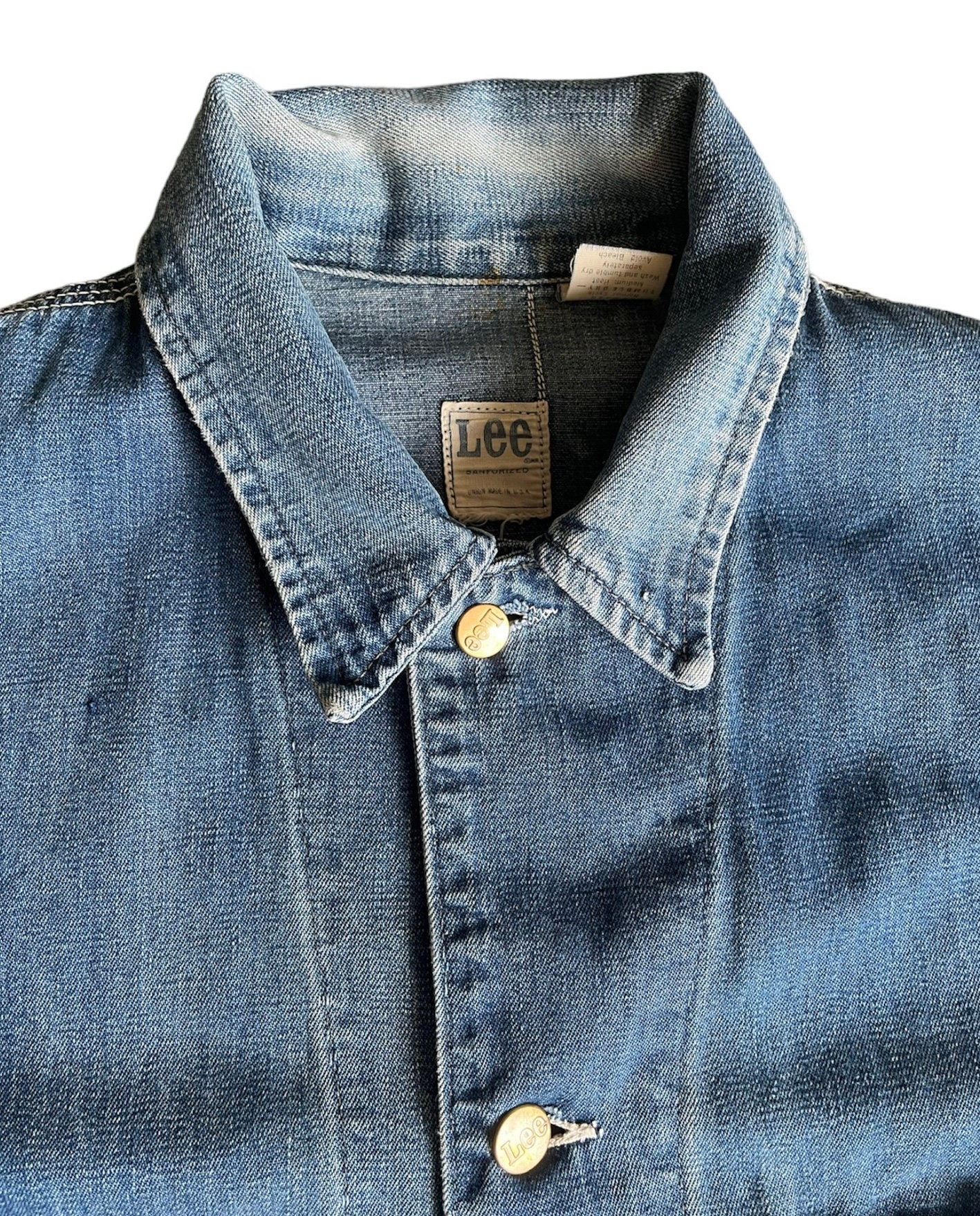 Lee Vintage Sanforized Union Made Denim Chore Loco 91J Lee Vintage Sanforized Union Made Denim Chore Loco 91J