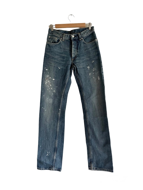 Helmut Lang 1998 Iconic Painter Jeans Vintage Sz US 26 - Etsy Helmut Lang 1998 Iconic Painter Jeans Vintage Sz US 26 - Etsy