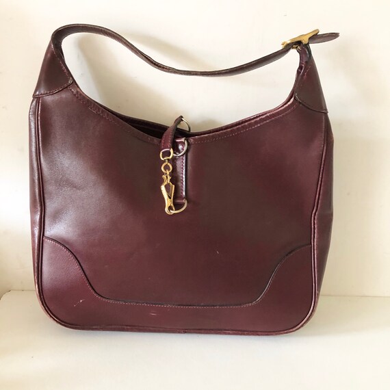 HERMÈS Paris Auténtico bolso de cuero vintage de los años 70 | Etsy España