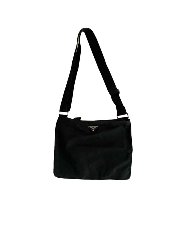 PRADA nylon Black 90s crossbody bag - image 1