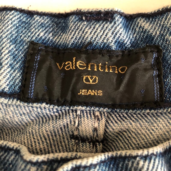 VALENTINO vintage 80s high waist denim jeans made in … - Gem